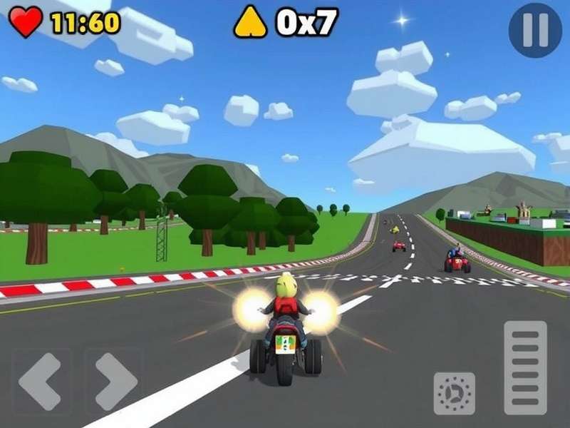 Ginger Zoom Racer Gameplay Screenshot
